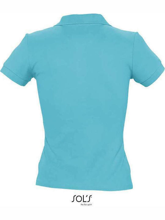 Sol's People Women's Short Sleeve Promotional Blouse Atoll Blue