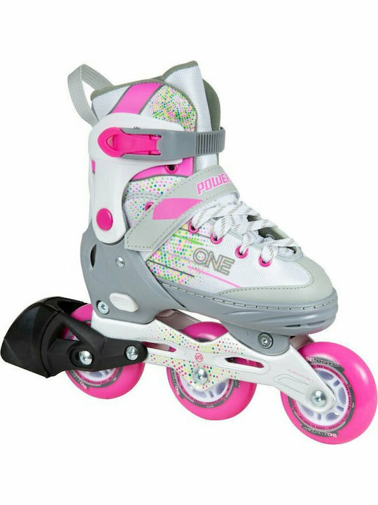 Powerslide Joker Inline Αυξομειούμενα Rollers Γκρι Παιδικά