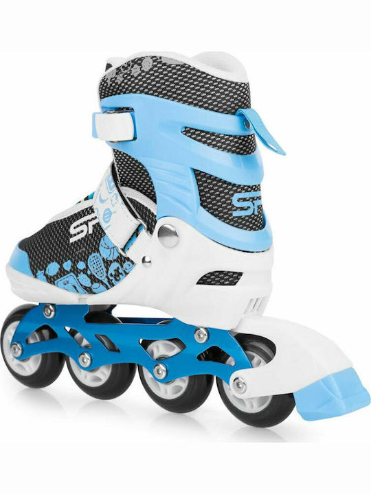 Spokey Sparx Inline Αυξομειούμενα Rollers Τιρκουάζ Παιδικά
