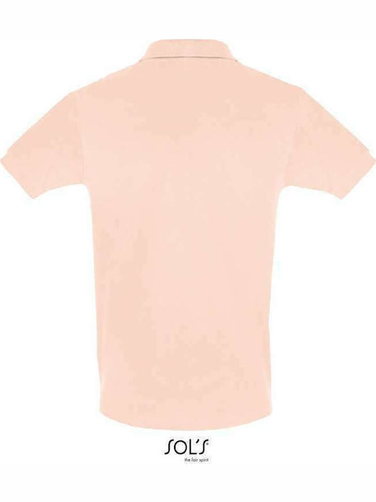 Sol's Perfect Men's Short Sleeve Promotional Blouse Creamy Pink