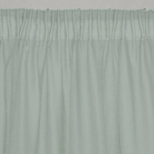 Lino Home Перде с Плик с Писалка Line 704 Тъмно Петролено 300x295см