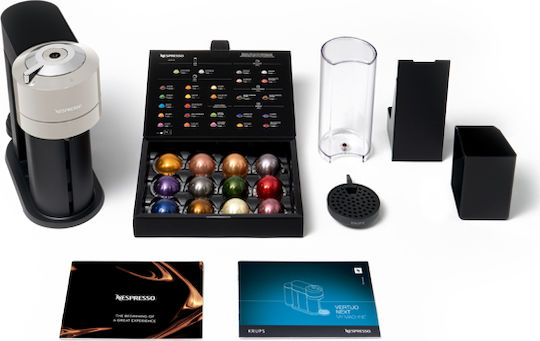 Krups Next Pod Coffee Machine Vertuo Light Grey