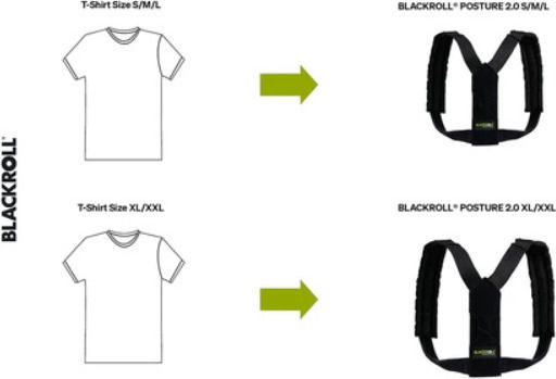 Blackroll Posture Back Splint Black
