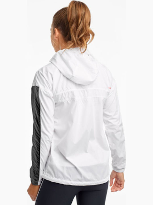Packaway Γυναικείο Μπουφάν Running Λευκό