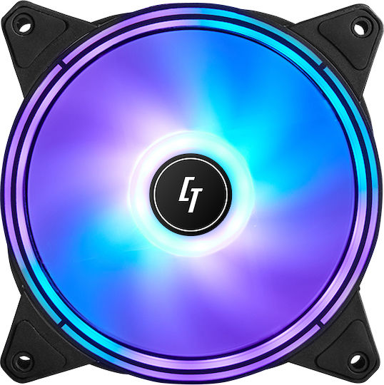 Chieftec NF-1225 Case Fan 120mm (1600rpm / 68cfm) με ARGB Φωτισμό και Σύνδεση 3-Pin / 4-Pin PWM
