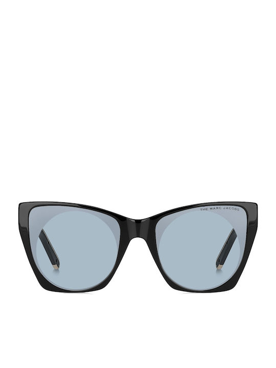 Marc Jacobs Sonnenbrillen mit Schwarz Rahmen und Blau Linse MARC 450/G/S 807/61
