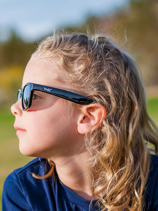 Real Shades Surf Kids Unbreakable Kids Sunglasses Black For 4-6 Years