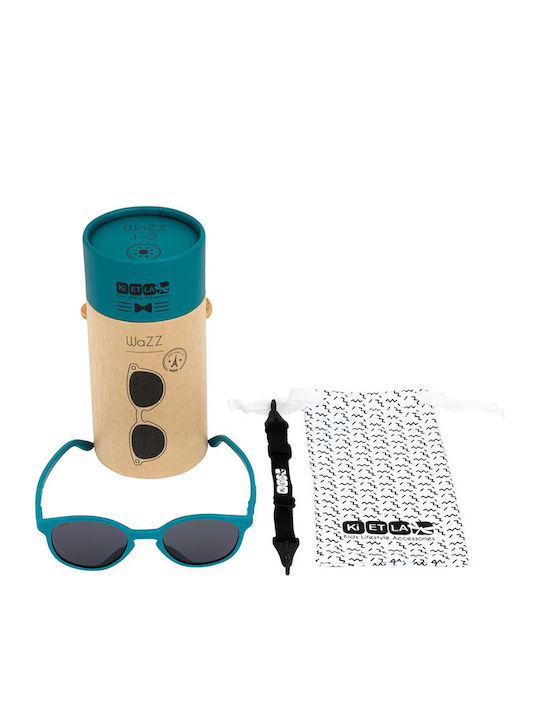 KiETLA Wazz Unbreakable Baby Sunglasses Blue for 1-2 Years
