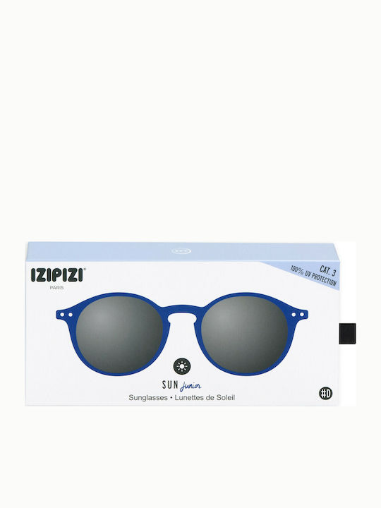 Izipizi #d Στρογγυλά Παιδικά Γυαλιά Ηλίου Navy Blue για 5-10 Ετών