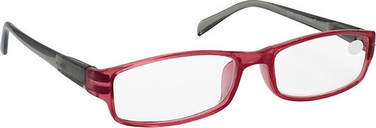 Eyelead E182 Reading Glasses +3.00 in Red color E 182