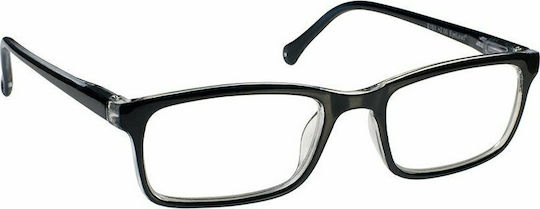 Eyelead E151 Men's Reading Glasses +2.25 Black Ε 151