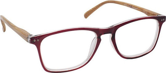 Eyelead Ε213 Reading Glasses +2.50 in Burgundy color Ε 213