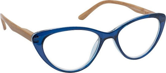 Eyelead E205 Lesebrille +3.50 in Blau Farbe E 205