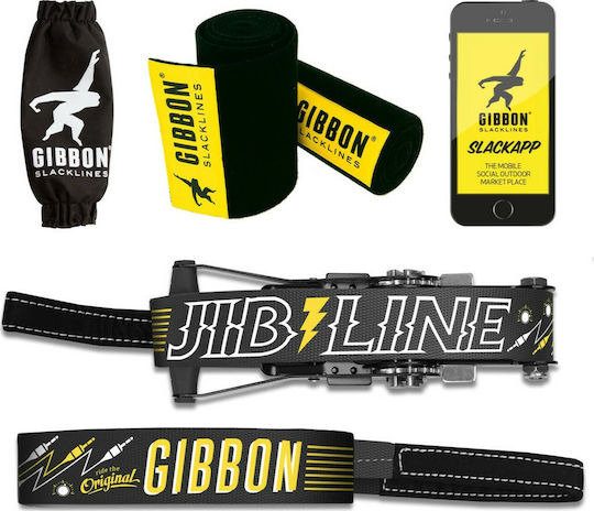 Gibbon Slacklines Ιμάντας Ισορροπίας Μαύρος