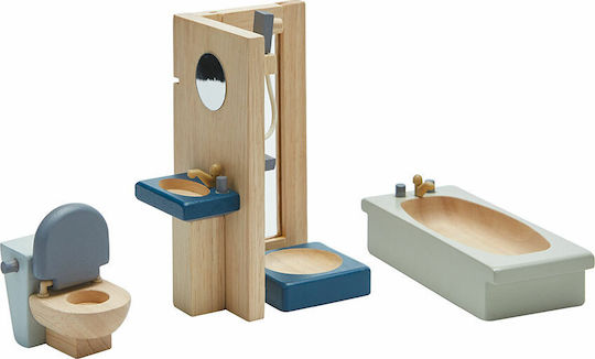 Plan Toys Bathroom - Orchard Furniture for Dollhouse