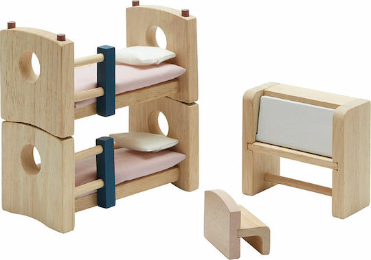 Plan Toys Παιδικό Δωμάτιο – Orchard Έπιπλα για Κουκλόσπιτο