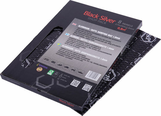 StP Black Silver Door Pack Auto-Schallisolierung 07.0002