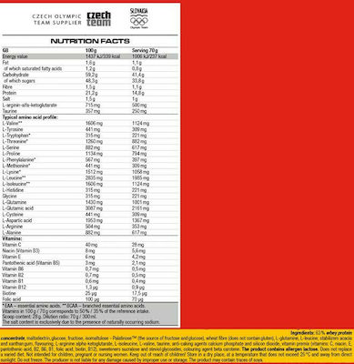 Nutrend Mass Gain Molkenprotein mit Geschmack Schokolade & Kakao 2.25kg