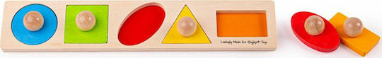 Holz Kinder Steckpuzzle Formen Steckspiel 5pcs Big Jigs