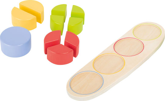 Wooden Kids Peg Puzzle Create the Circle 10pcs Small Foot