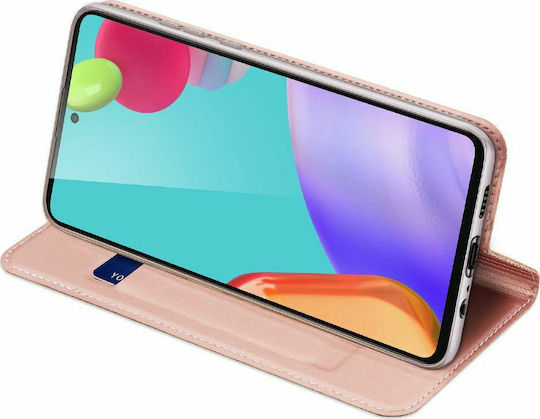 Dux Ducis Skin Pro Book Δερματίνης Ροζ Χρυσό (Galaxy A52)