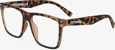 D.Franklin Roosevelt II Screen Protection Glasses in Braun Schildpatt