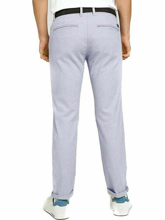 Tom Tailor Men's Trousers Chino Elastic in Slim Fit Gray