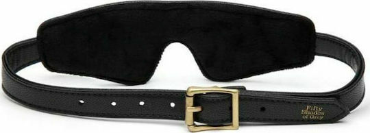 Fifty Shades of Grey Bound To You Leather Blindfold BDSM Mask in Black Color
