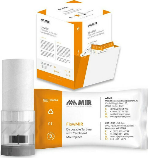 MIR Spirometer Spirobank II Advanced Plus mit Oximetriesensor und Mehrzweckturbine
