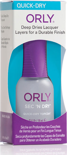 Orly Deckschicht für normale Nagellacke Schnelltrocknend 18ml