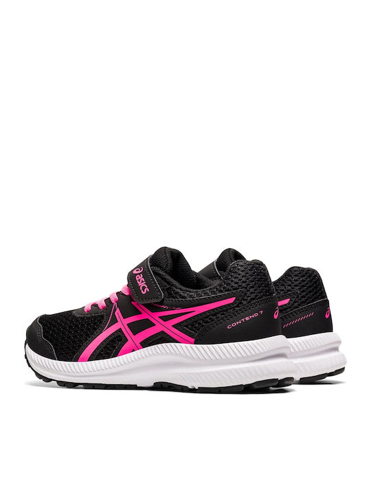 Gt 1000 10 Ps Kids Sports Shoes Running with Hoop & Loop Closure Black