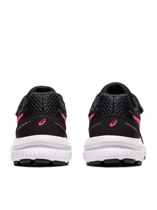 Gt 1000 10 Ps Kids Sports Shoes Running with Hoop & Loop Closure Black