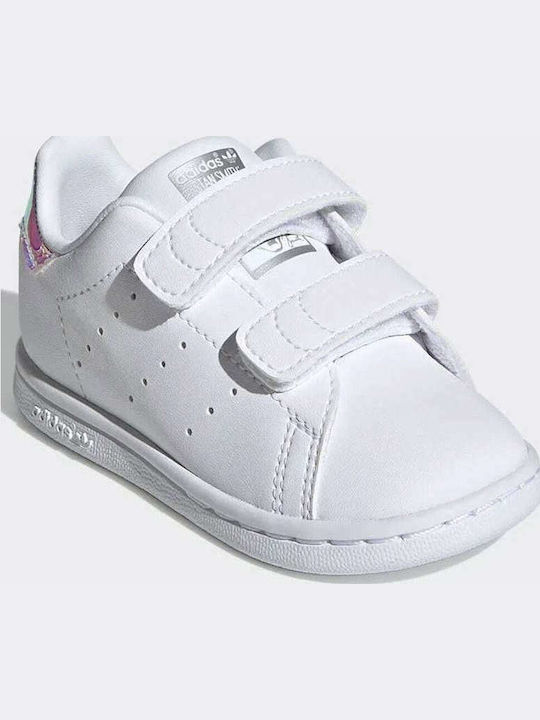 Stan Smith Stan Smith CF I Kids Sneakers with Scratch Cloud White / Silver Metallic