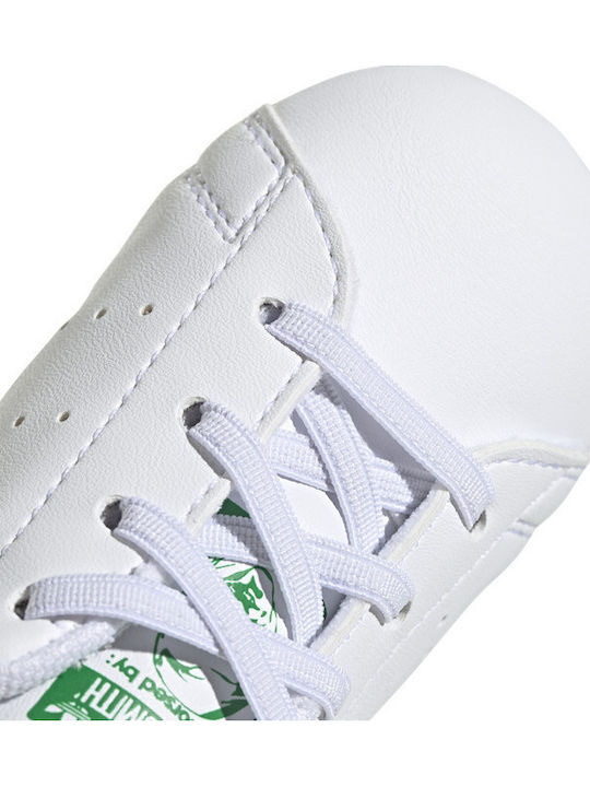 adidas Βρεφικά Sneakers Αγκαλιάς Λευκά Stan Smith
