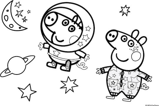 Διακάκης Μπλοκ Ζωγραφικής Peppa Pig C4 22.9x32.4cm 40 Φύλλα (Διάφορα Σχέδια)