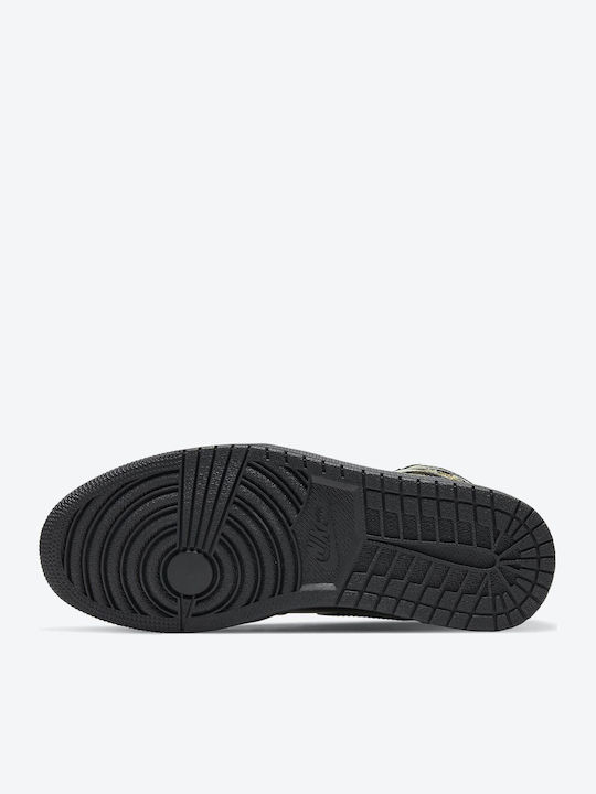 Air  1 Retro High OG Мъжки Ботуши Black / Metallic Gold
