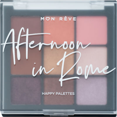 Mon Reve Happy Palettes Paletă cu Farduri de Pleoape Formă Solidă 15gr