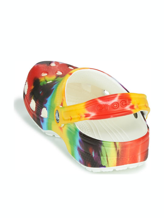 Crocs Classic Tie Dye Graphic Damen Holzschuhe