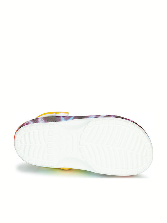 Crocs Classic Tie Dye Graphic Damen Holzschuhe