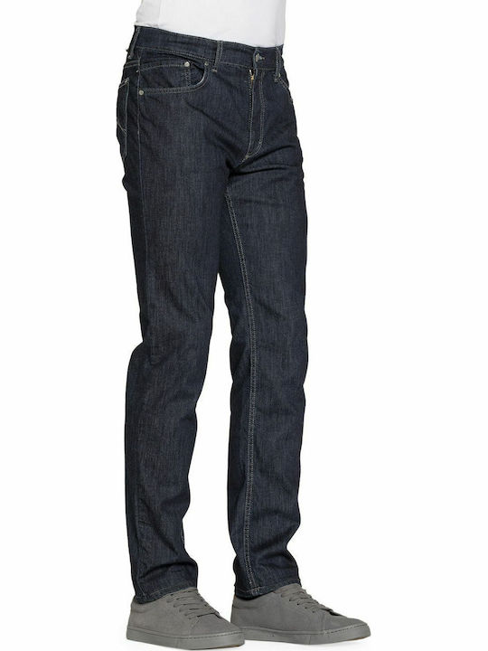 Men's Jeans Pants Elastic with Regular Fit Navy Blue