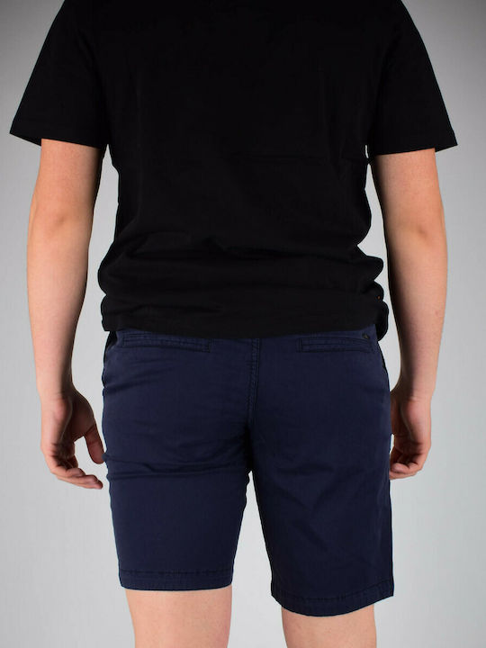 Hugo Boss Ανδρική Βερμούδα Chino Navy Μπλε