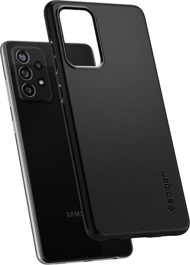 Spigen Thin Fit Back Cover Silicone Black (Galaxy A72) ACS02323