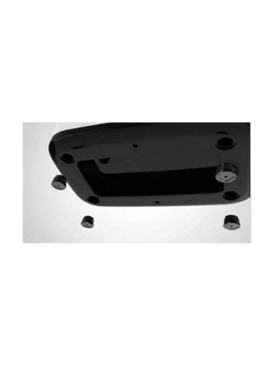 Ecosales Linea Rect Abfalleimer Abfall Metallisch mit Lichtsensor Blau 8Es 1Stück