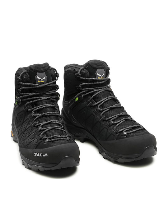 Salewa ALP Trainer 2 Mid GTX Men's Hiking Boots Waterproof With Gore-Tex Membrane Black