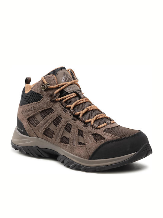 Columbia Redmond III Mid Ανδρικά Ορειβατικά Μποτάκια Αδιάβροχα Cordovan / Elk
