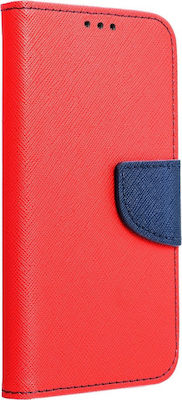 iSelf Fancy Synthetic Leather Wallet Red (Galaxy A32 5G)