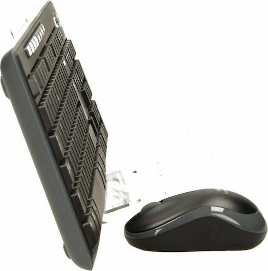 Logitech Wireless Combo MK270 Комплект клавиатура и мишка Международен английски Черен