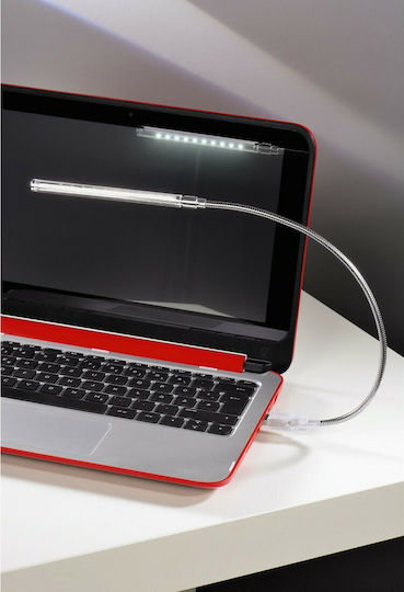 HAMA USB Led Light Gooseneck Silver LED în culoarea Argintiu 00039730