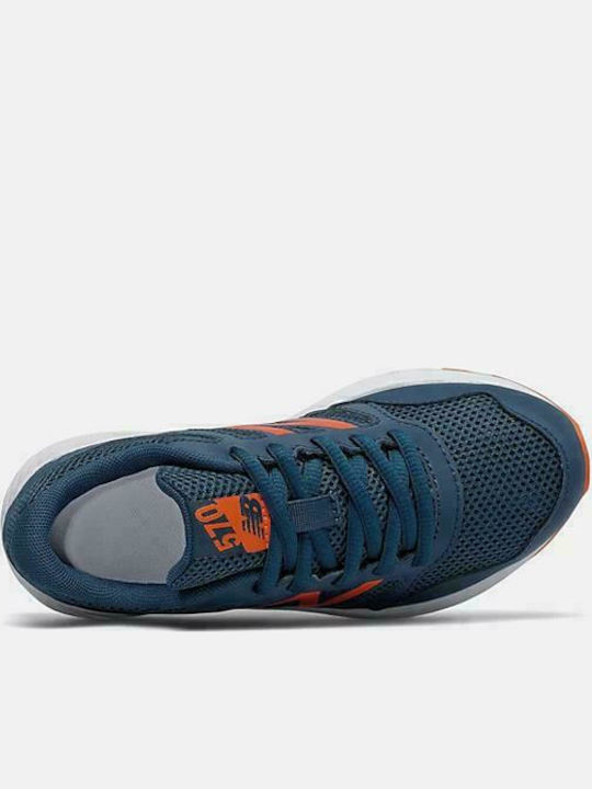 570v2 Kids Sports Shoes Running with Laces Blue