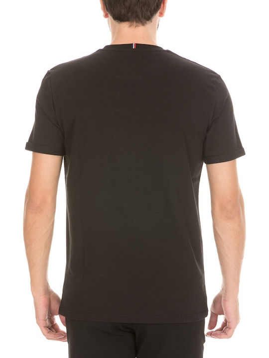 Les Deux Herren T-Shirt Kurzarm Schwarz